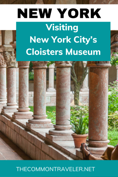 New York Cloisters Museum | The Common Traveler | image: Cluxa Cloister marble columns