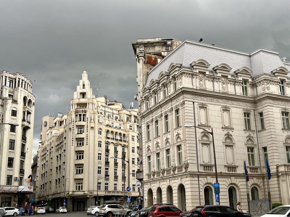 Things to Do in Bucharest | The Common Traveler | image: buildings in Bucharest
