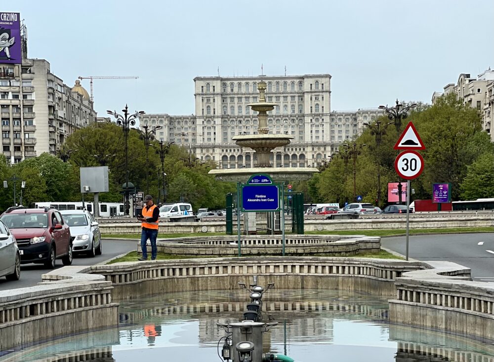 Things to Do in Bucharest | The Common Traveler | image: Parliament Palace and avenue
