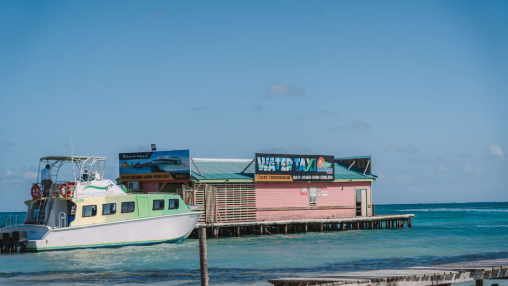 Caye Caulker or Ambergris Caye? | The Common Traveler | image: water taxi