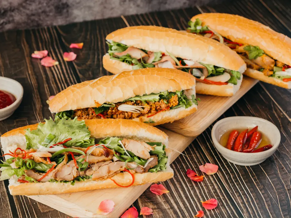 Things to Do in Da Nang Vietnam | The Common Traveler | image: banh mi sandwiches