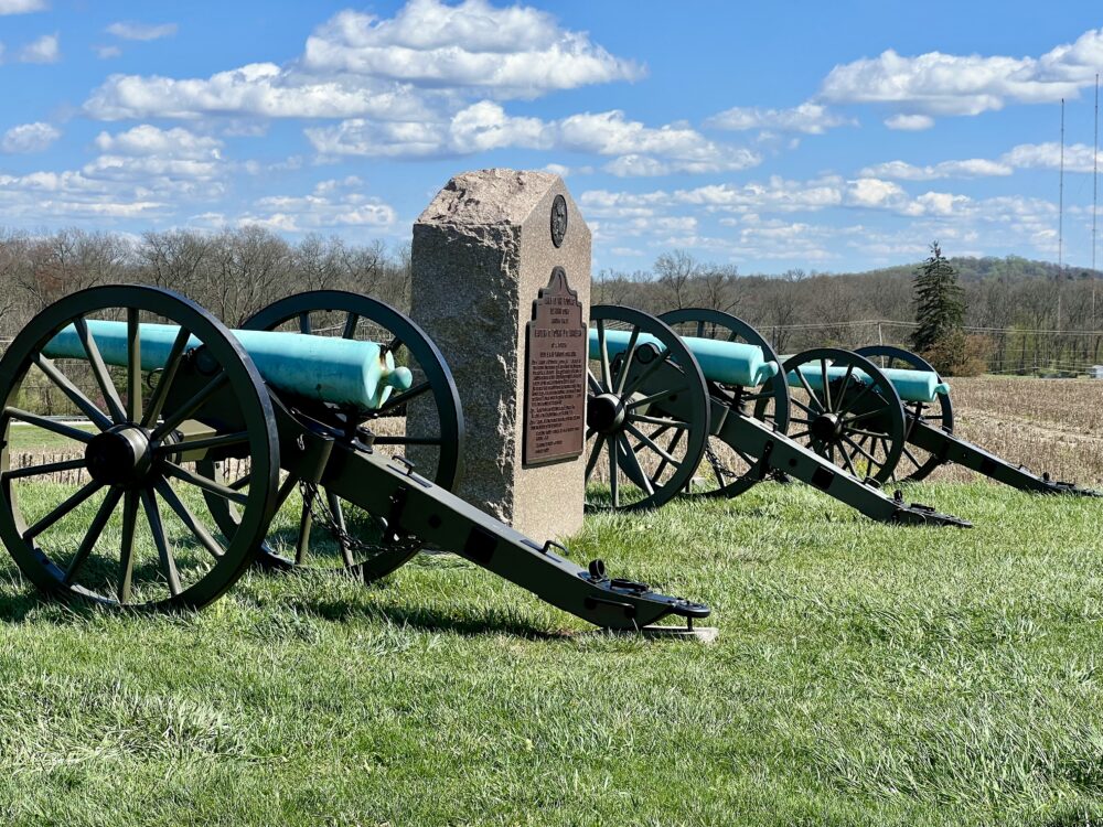 Hidden Gems in Gettysburg and Adams County | The Common Traveler | image: cannons at Gettysburg battlefields