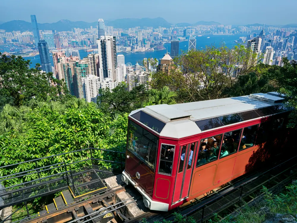 Best Things to Do in Hong Kong | The Common Traveler | image: view from Victoria Peak Tram