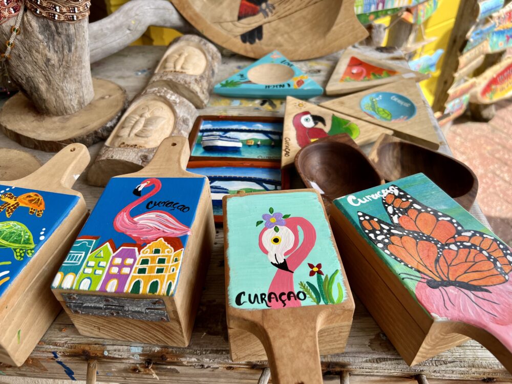 Unique Souvenirs From Curaçao | The Common Traveler | image: painted wooden items
