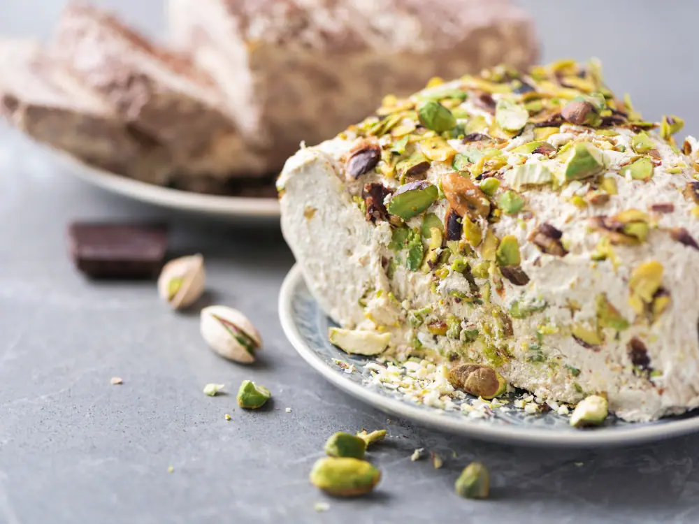 Macedonian Foods to Try | The Common Traveler | image: halva with pistachios