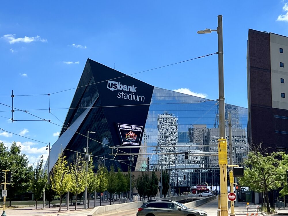 Best Things to Do in Downtown Minneapolis | The Common Traveler | image: US Bank Stadium