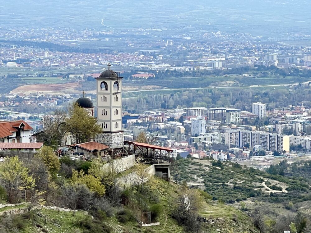 Best Things to Do in Skopje | The Common Traveler | image: view of Skopje from Vodno Mountain