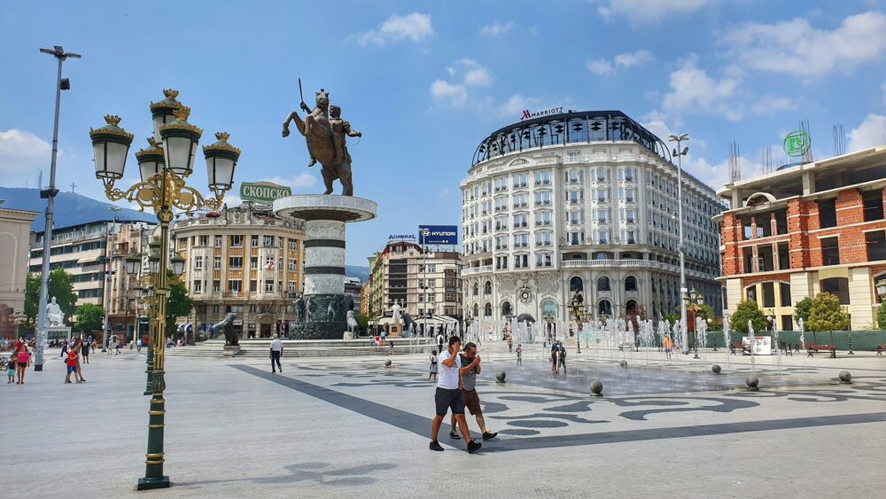 Best Things to Do in Skopje | The Common Traveler | image: Macedonia Square