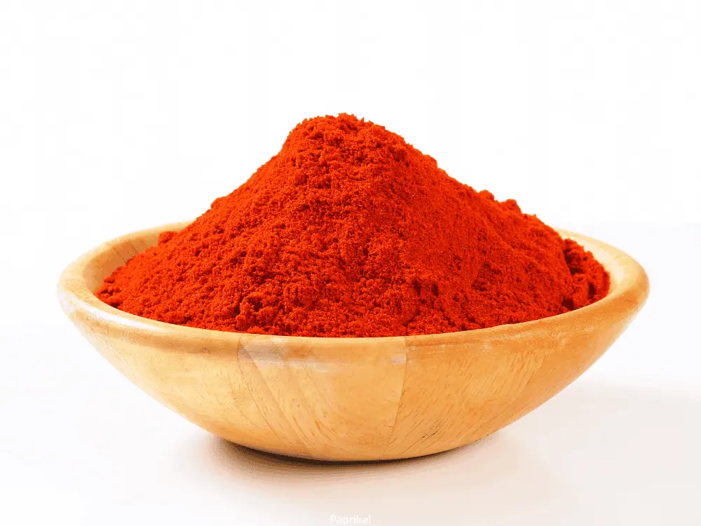North Macedonia Souvenirs | The Common Traveler | image: paprika powder in a wooden bowl