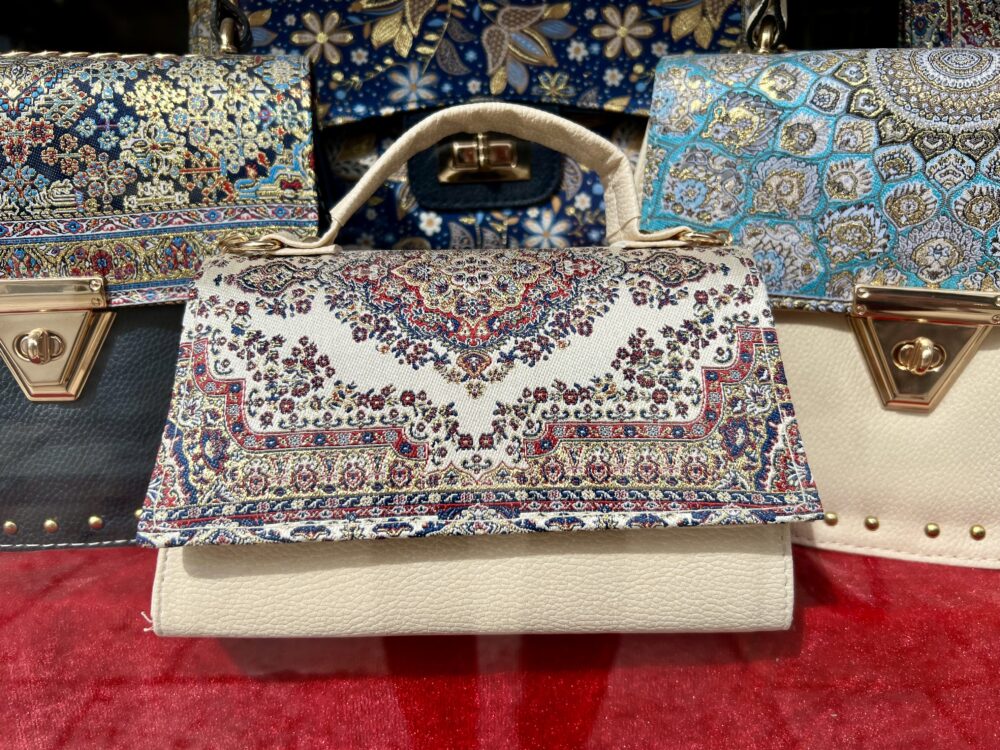 North Macedonia Souvenirs | The Common Traveler | image: hand tailored purses