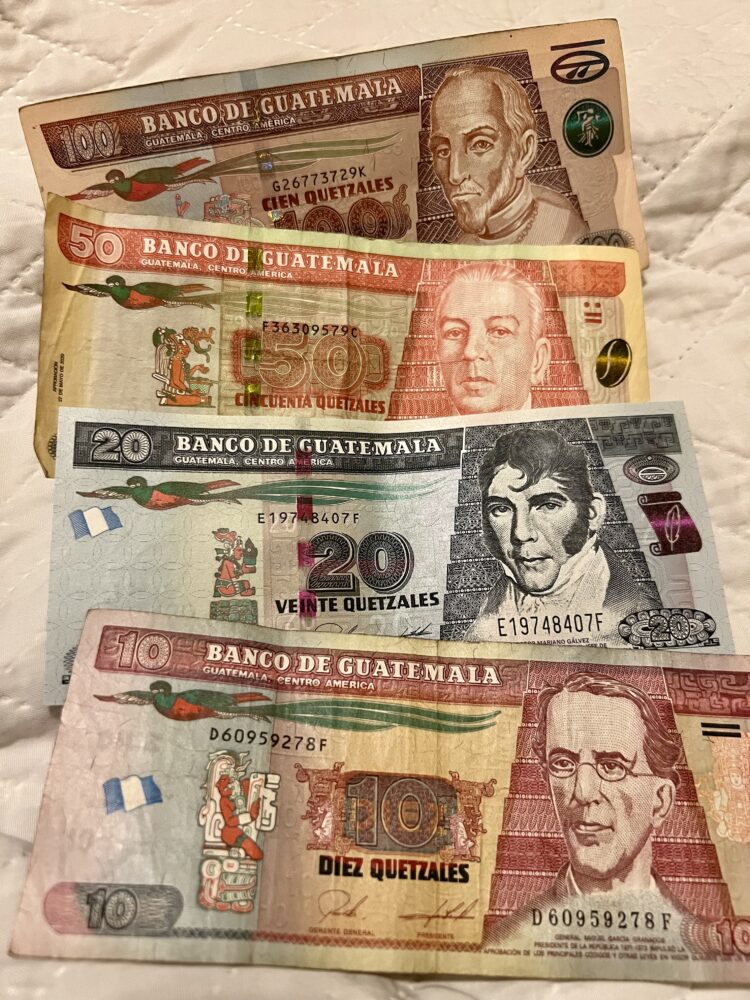 Unforgettable Things to Do in Antigua, Guatemala | The Common Traveler | image: Guatemalan bills