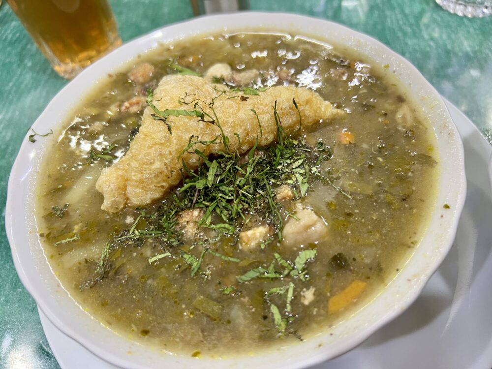Traditional Bolivian Foods to Try | The Common Traveler | image: chairo soup in bowl