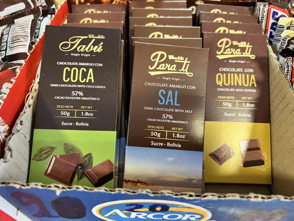 Bolivia Souvenirs | The Common Traveler | image: Bolivian chocolate bars