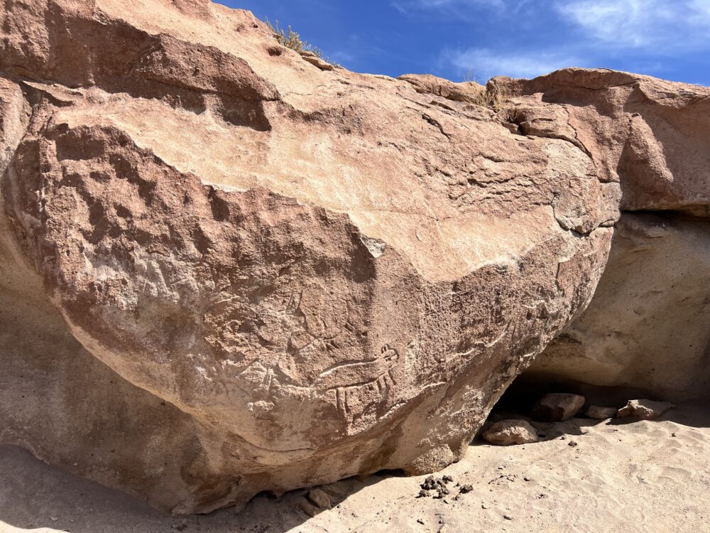 San Pedro de Atacama | The Common Traveler | image: petroglyphs in rock