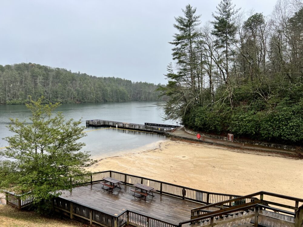 28 Best Things to Do in Helen, GA | The Common Traveler | image: beach at Unicoi State Park