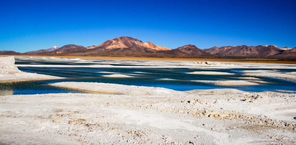 San Pedro de Atacama | The Common Traveler | image: salt fields with water